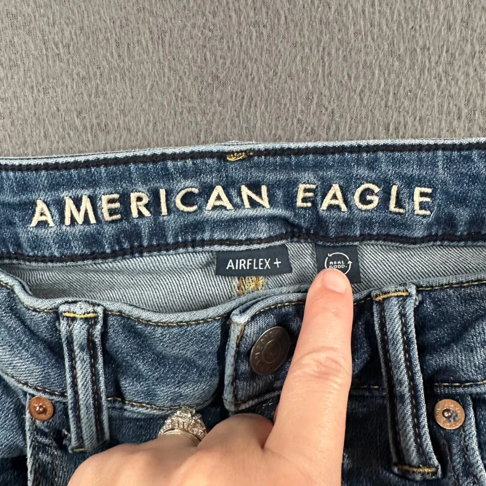 American Eagle Outfitters Original Bootcut Jeans Mens 30x32 Airflex+ Denim - Picture 5 of 16